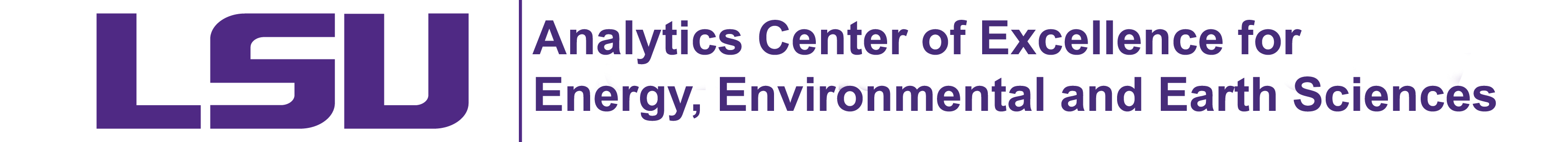 Analytics Center of Excellence for Energy, Environmental and Earth Science